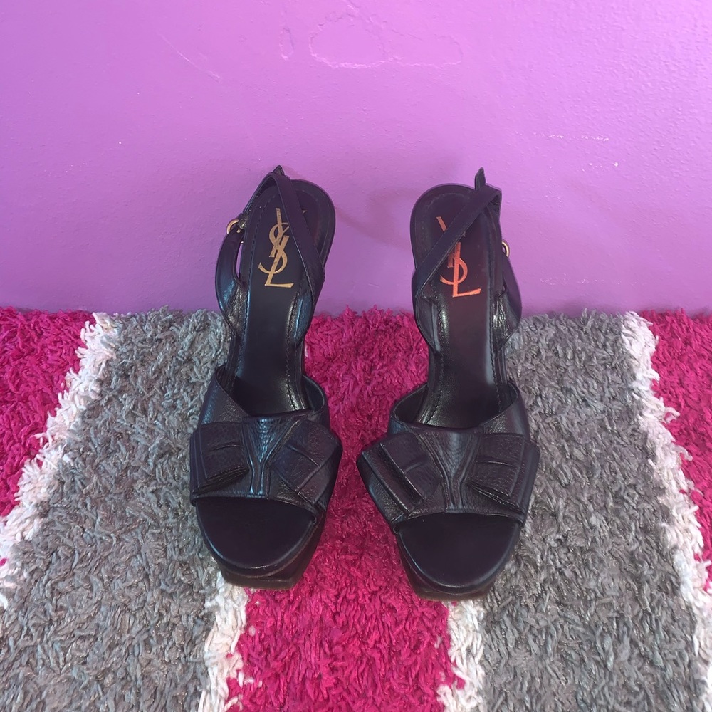 YsL Sling back heels